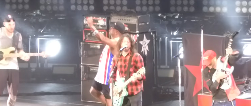 Watch Dave Grohl Join Supergroup Prophets Of Rage Onstage In Inglewood, CA