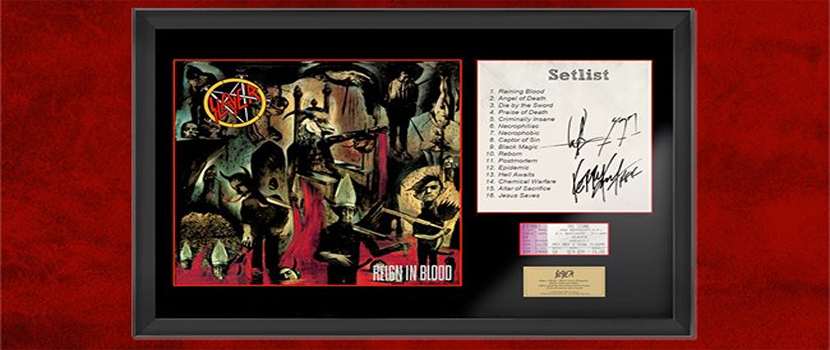 Slayer To Release "Reign In Blood" 30th Anniversary Plaque