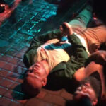 Watch The Bronx's Matt Caughthran Play A Song While Laying Down In A Circle Pit