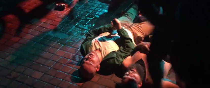 Watch The Bronx's Matt Caughthran Play A Song While Laying Down In A Circle Pit