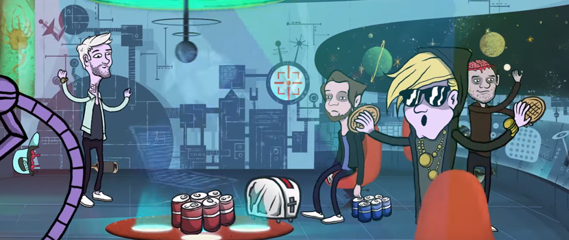 Attila Debut Animated "Let's Get Abducted" Video