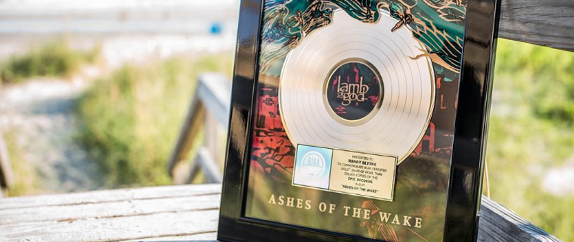 Lamb Of God's Randy Blythe To Auction Off His "Ashes Of The Wake" Gold Record For Cancer Research