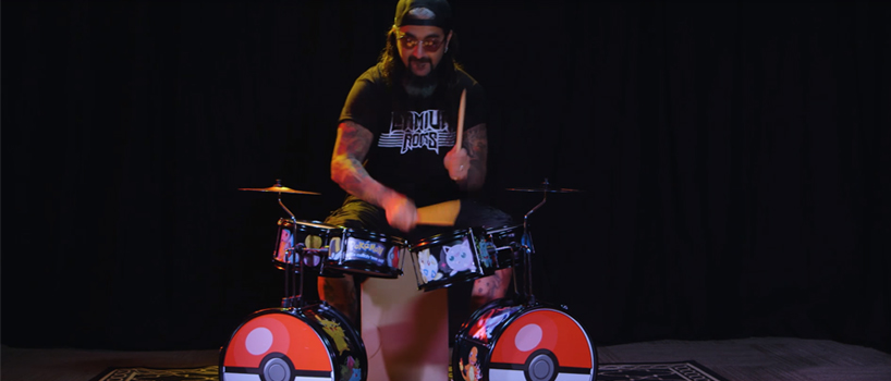 Watch Mike Portnoy Tear Up A Pokémon Drum Kit