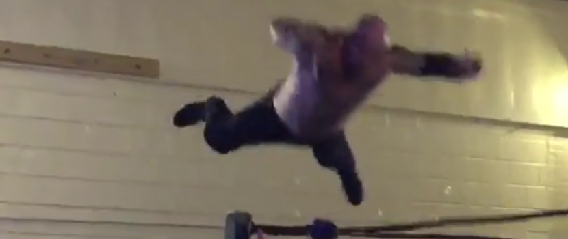 Watch Every Time I Die's Andy Williams Take Flight During His Latest Wrestling Match