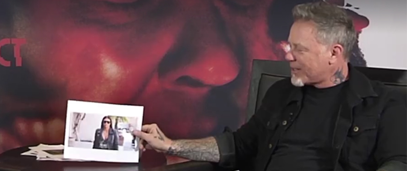 Watch James Hetfield React To Celebrities Wearing Metallica T-Shirts