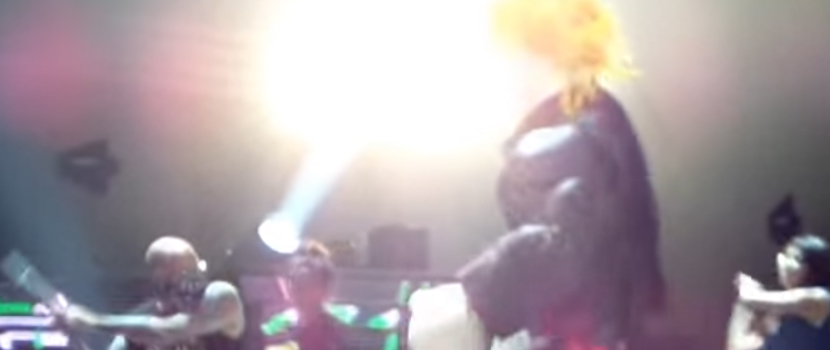 Axl Rose Invites Mexican Fans To Express Themselves Against Giant Donald Trump Piñata