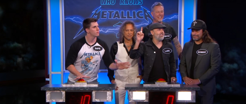 Watch Metallica Perform On 'Jimmy Kimmel Live!', Take On Superfan In Quiz