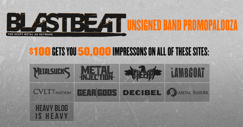 The Blast Beat Network's Winter 2017 Unsigned Band Promopalooza Is Now Live [Sponsored]
