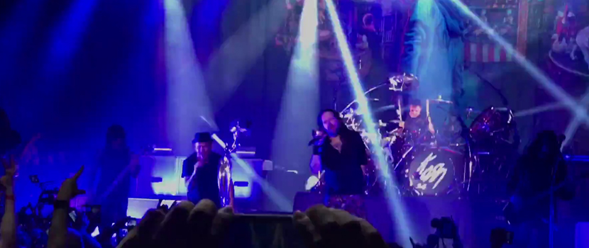 Korn Perform "A Different World" With Corey Taylor In Anaheim, CA
