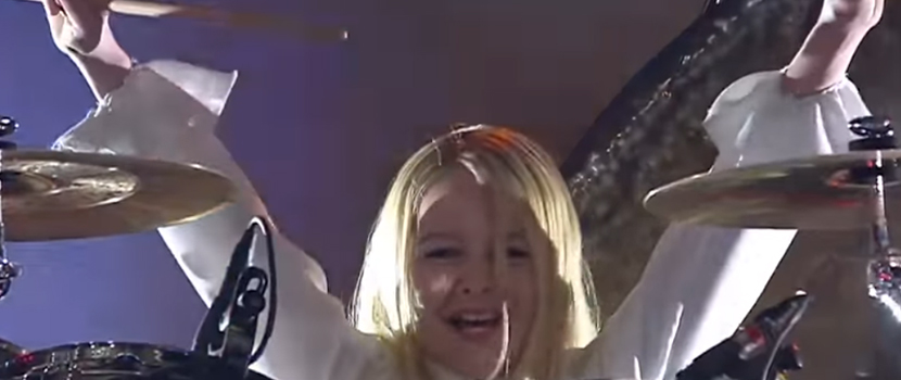 10-Year-Old Drummer Wins 'Denmark's Got Talent', Covers Rage Against The Machine & Led Zeppelin