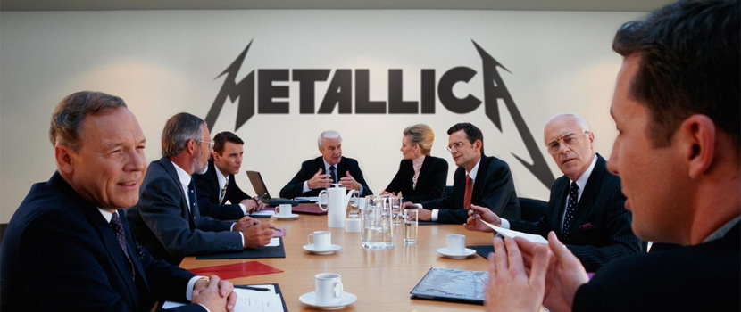 The Onion: Metallica's Board Of Directors Debate Impact Of New Riff On Shareholder Value