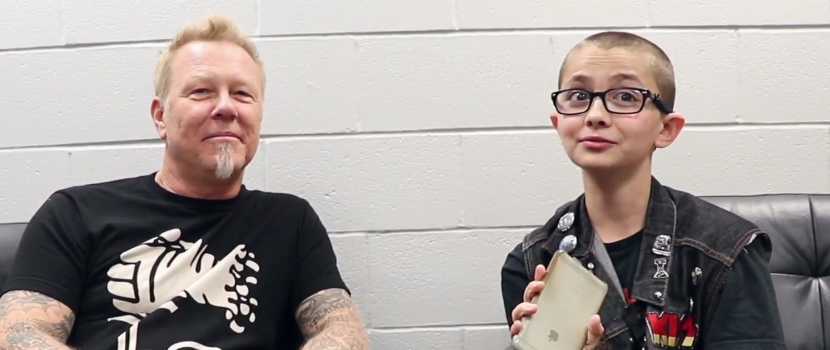 Metallica's James Hetfield Talks Farts, Cliff Burton & More With 12-Year-Old Interviewer