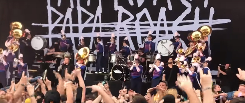 Papa Roach Joined Onstage By Marching Band At 'Rock On The Range'