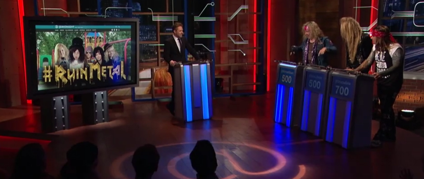 Watch Steel Panther 'Ruin Metal' On '@Midnight'
