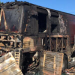 Hundredth & Being As An Ocean's Tour Bus Caught Fire