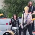 Queens Of The Stone Age Release Trading Cards, Josh Homme Performs At Sixth Grade Graduation Party