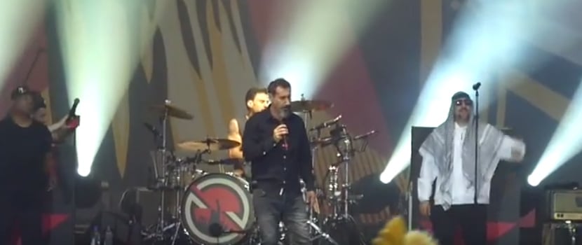 System Of A Down's Serj Tankian Joined Audioslave Members For Live Cover Of "Like A Stone"