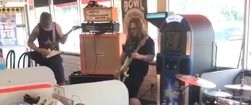 Here's A Metal Band Playing A Waffle House