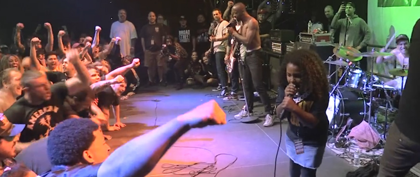 This Young Girl Killed It With Jesus Piece Onstage At 'This Is Hardcore Fest'