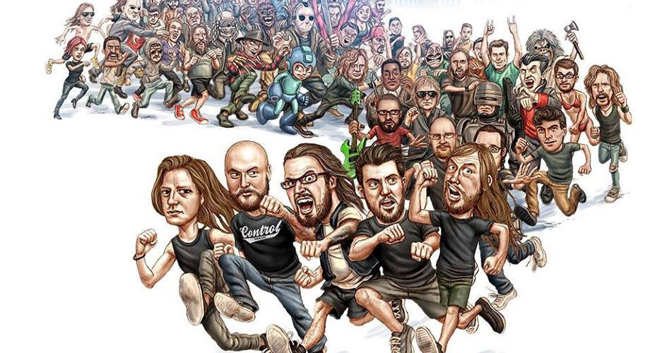 The Black Dahlia Murder's New Shirt Is An Excellent Tribute To 80's Metal, Horror & Gaming