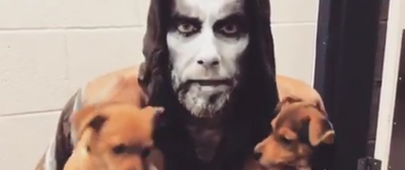 Here's Behemoth's Nergal With Puppies