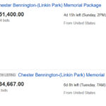 Chester Bennington's Funeral Service Packages Are Being Auctioned Off For Thousands Of Dollars