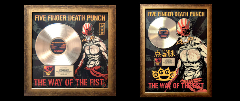 Five Finger Death Punch Offering Personalized 10th Anniversary "The Way Of The Fist" Plaques