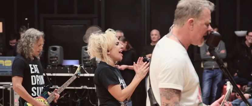 Metallica Release Early Rehearsal Footage With Lady Gaga