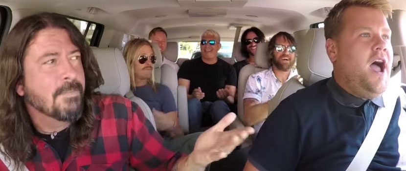 Foo Fighters' 'Carpool Karaoke' Appearance Now Available