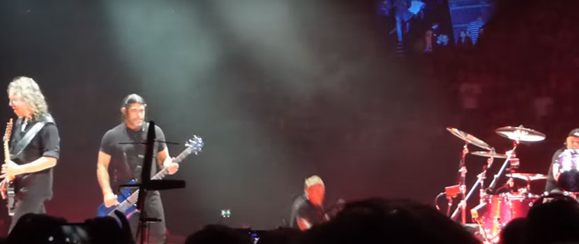 Metallica's James Hetfield Fell Onstage At Tonight's Set In Amsterdam