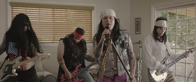 Stone Sour Go Glam In Steel Panther's NSFW "Wasted Too Much Time" Music Video