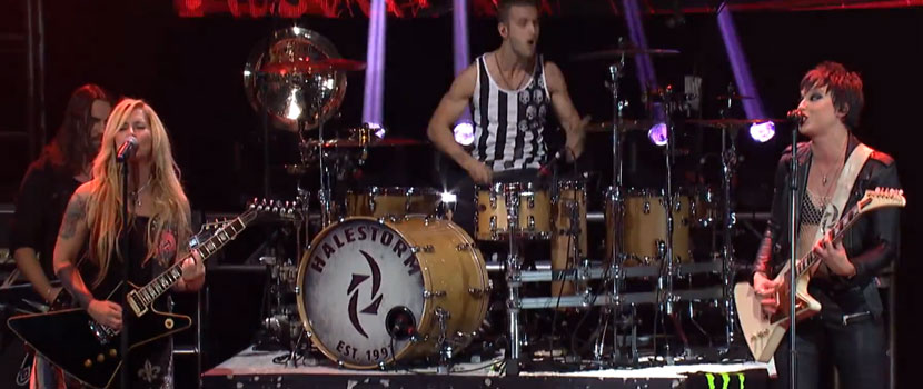 Halestorm & Lita Ford Covered The Runaways With Butcher Babies, New Years Day, Etc. Members