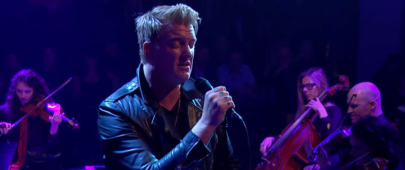 Queens Of The Stone Age Played "Villains Of Circumstance" With A String Section On TV