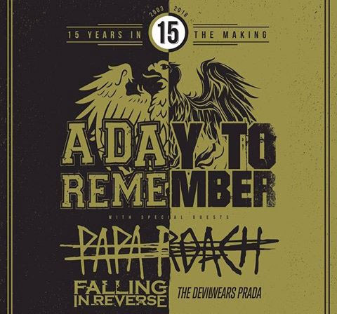 Rumored A Day To Remember Tour