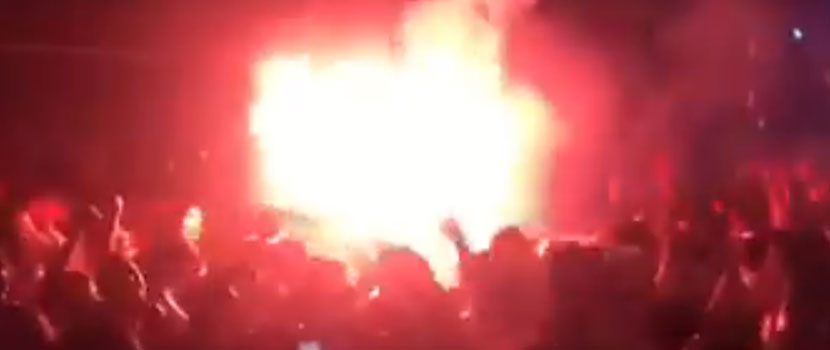 Fans Once Again Lit A Bonfire In The Crowd At Anthrax's Latest Show In Santiago, Chile