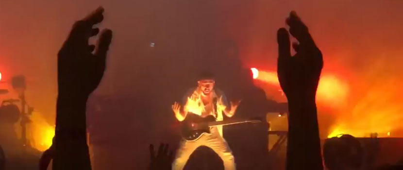 The Dillinger Escape Plan's Ben Weinman Joined The Prodigy For A Recent Live Show