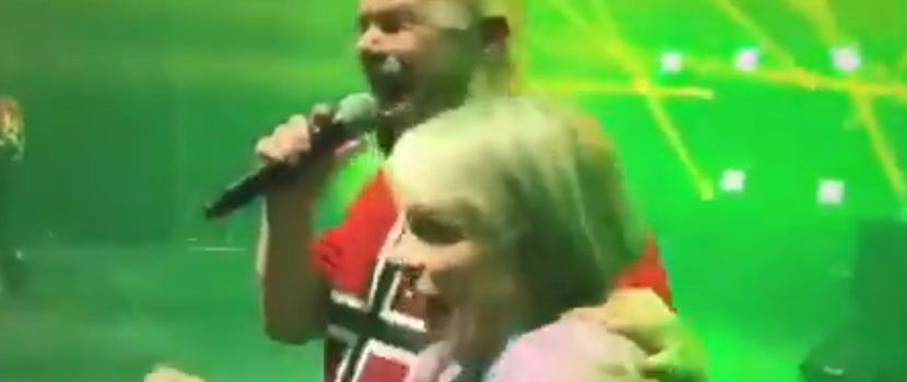 Watch A Heavy Metal Grandma Rock Out With Five Finger Death Punch Onstage