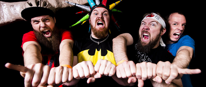 Psychostick Parody Slipknot's "Get This" With New Thanksgiving Track "Give Thanks Or Die"