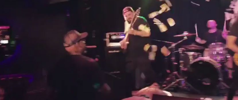 Dennis Rodman Made It Rain At Moon Tooth's Hollywood, CA Show