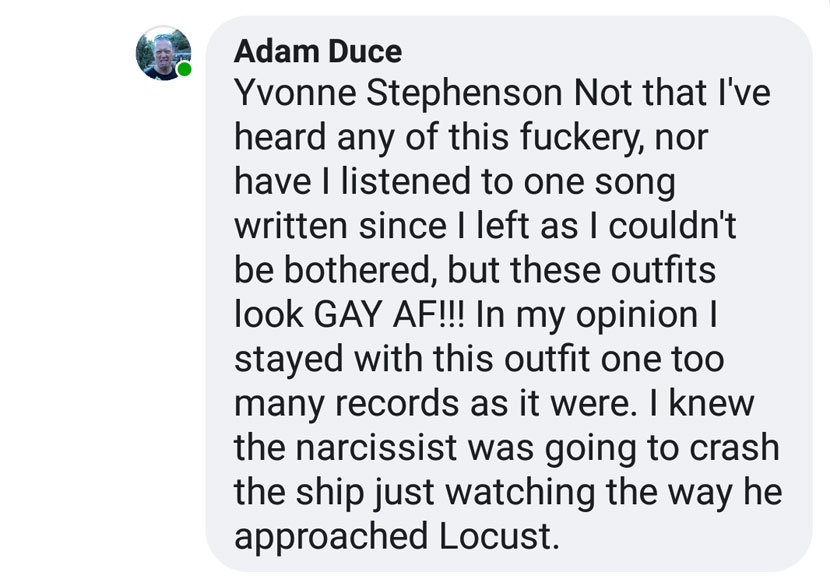 Adam Duce On Machine Head