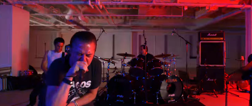 Watch Mike Patton Indulge In Some Wings, Dead Cross Perform In-Studio Session On 'PBR Halftime Show'