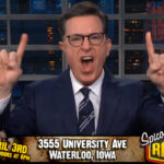Stephen Colbert Tweets About Flaw's Show In Waterloo, IA