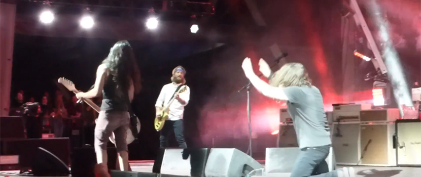 Watch This KISS Face Painted Fan Kill It Onstage With The Foo Fighters At Austin, TX Show