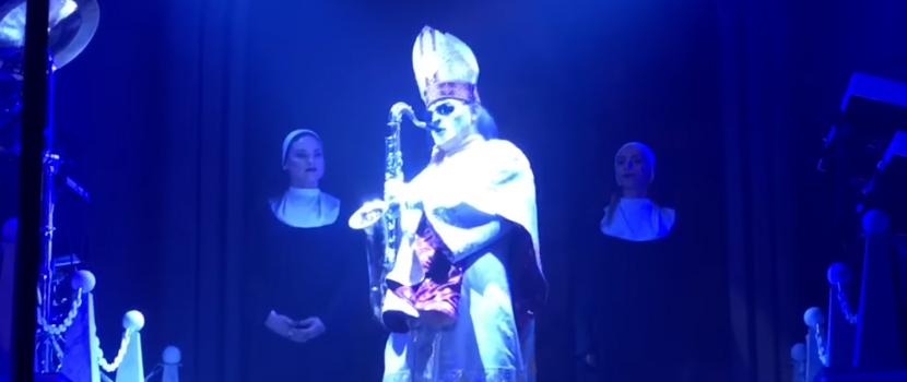 Watch Ghost Debut New Tracks "Miasma" And "Pro Memoria" Live At Riverside, CA Show