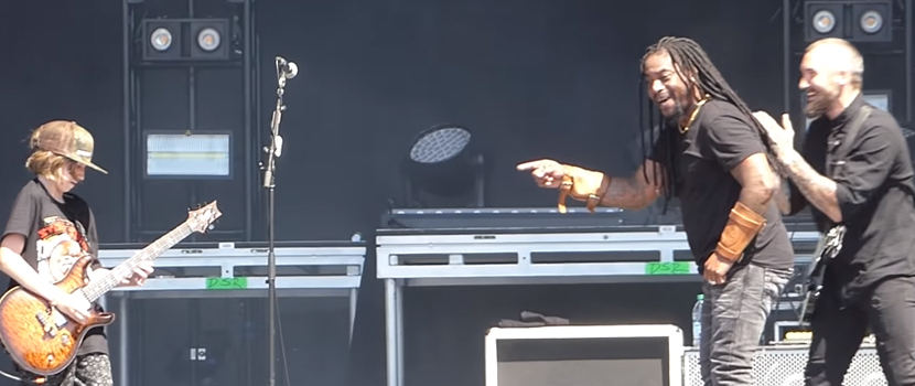 Sevendust Joined Onstage By 12-Year-Old Shredder At 'Welcome To Rockville'