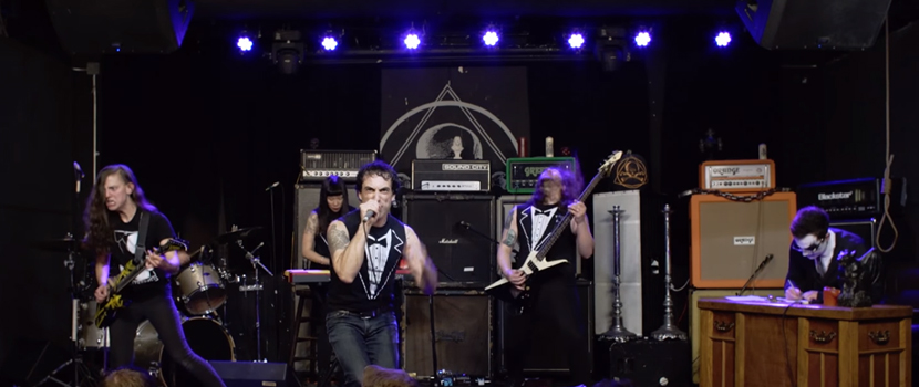 Baroness' Gina Gleason & Of Mice & Men Guest On New Episode Of 'Two Minutes To Late Night'