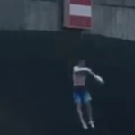 Here's Tim Commerford (Rage Against The Machine, Etc.) Jumping Off A Bridge