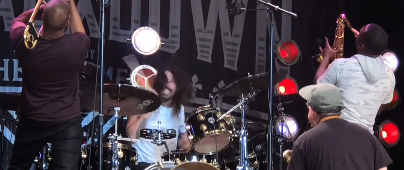 Dave Grohl Joins Trombone Shorty & Orleans Avenue For Live Cover Of Nirvana's "In Bloom"