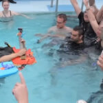 Here's DragonForce's Herman Li Shredding A Guitar Solo Live While Underwater
