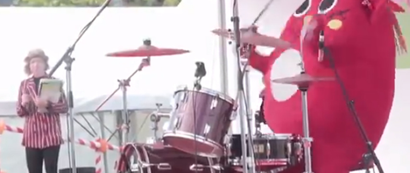 Death Metal Drumming Japanese Cartoon Mascot Once Again Goes Viral